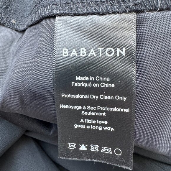 ✨ Babaton/Aritzia | Pleated Front Pull on Dress Pant Black | Size 6 ✨ - Picture 4 of 9